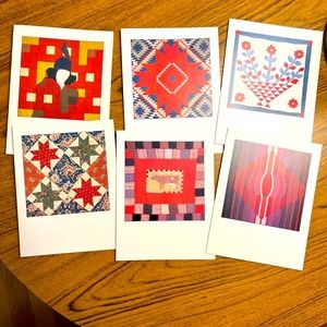 The Quilters Guild Vintage Greeting Cards Set of 6 NO ENVELOPES Unused